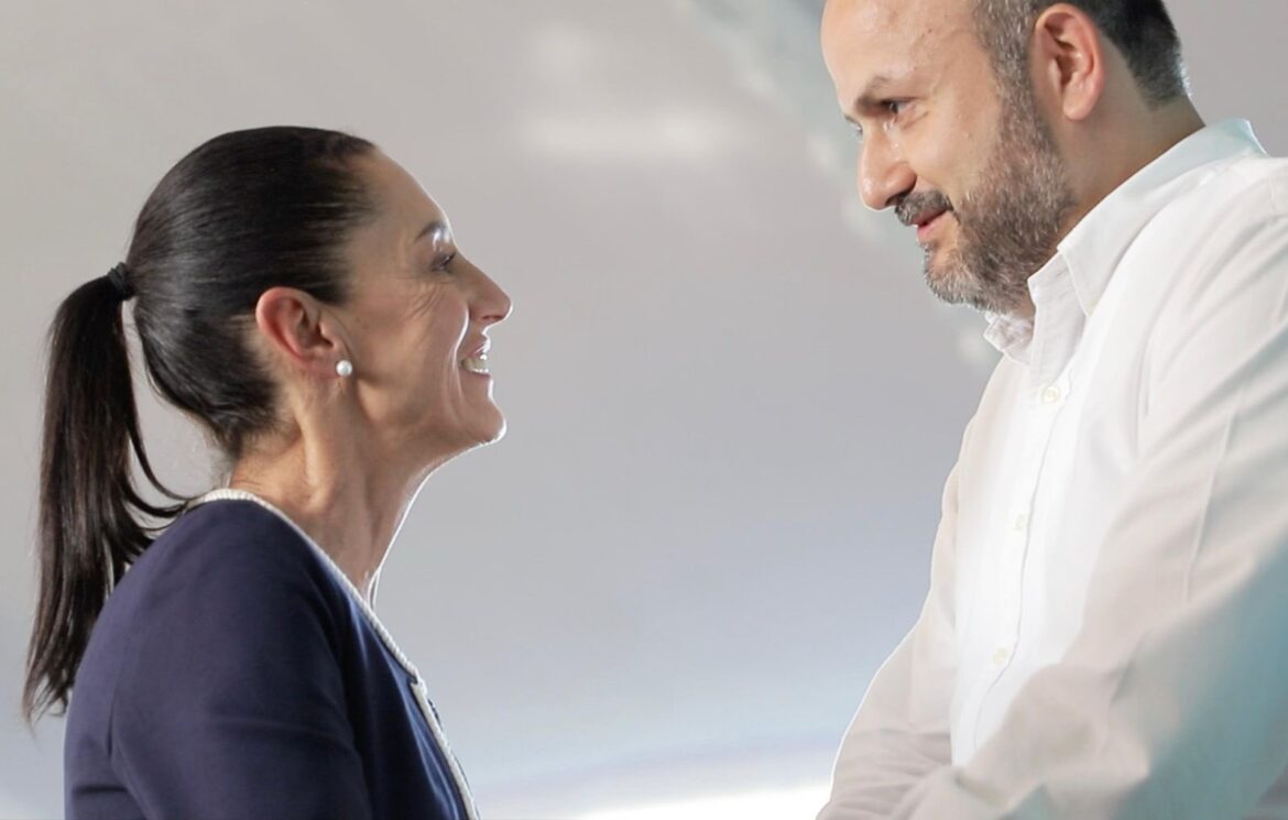 Claudia Sheinbaum y Ricardo Villanueva